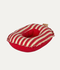 Rubber Boat with Red Stripes