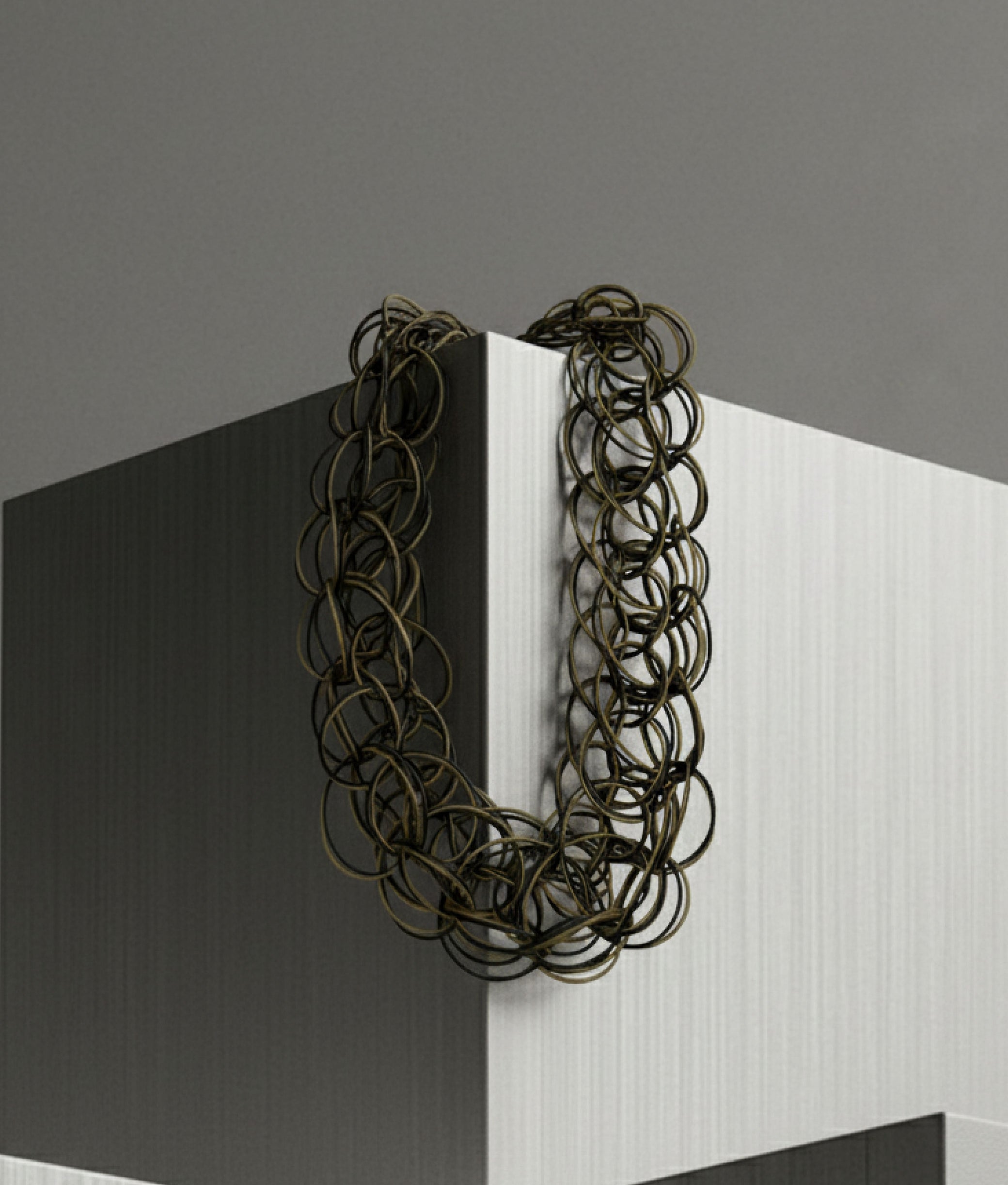 Rubber Titanium Necklace