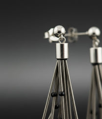 RUGIADA Black Earrings