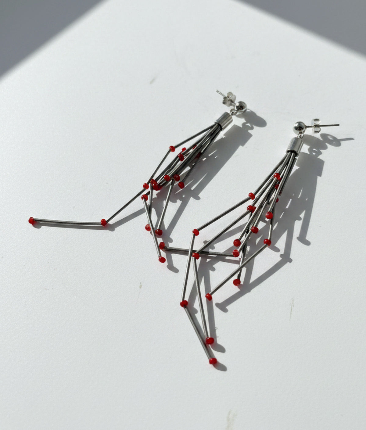 RUGIADA Red Earrings