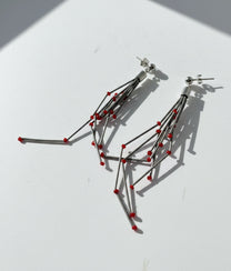 RUGIADA Red Earrings