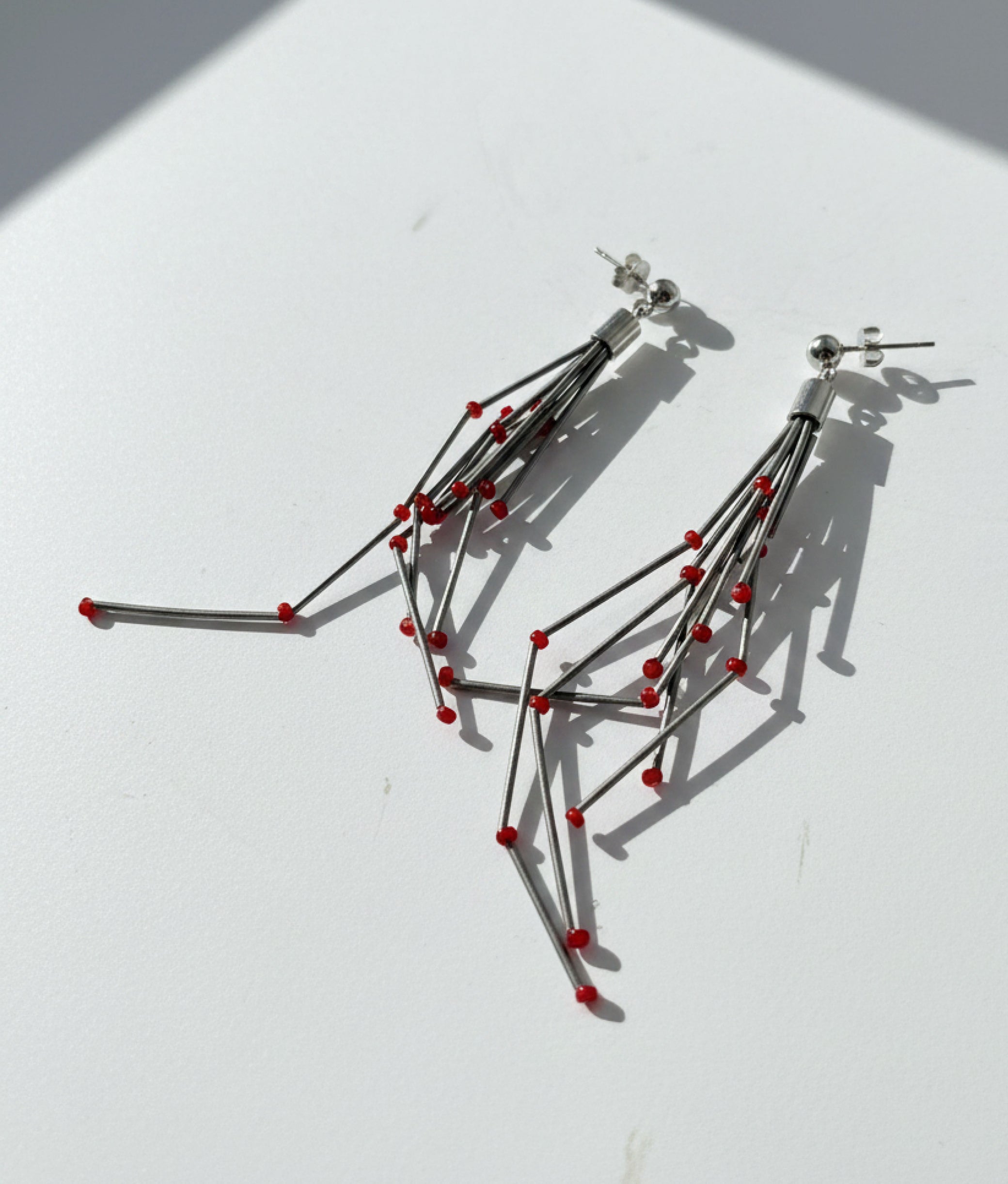 RUGIADA Red Earrings