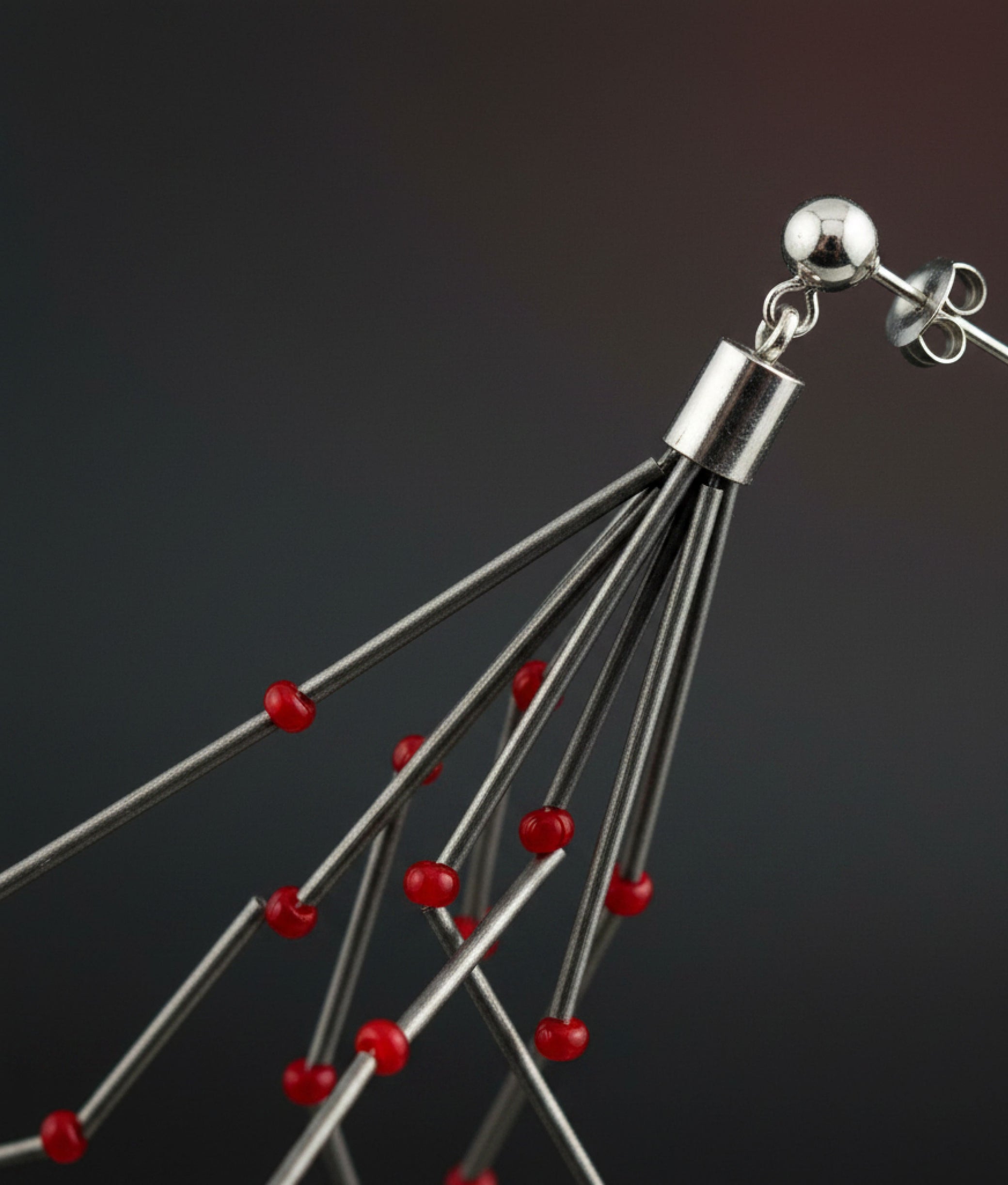 RUGIADA Red Earrings