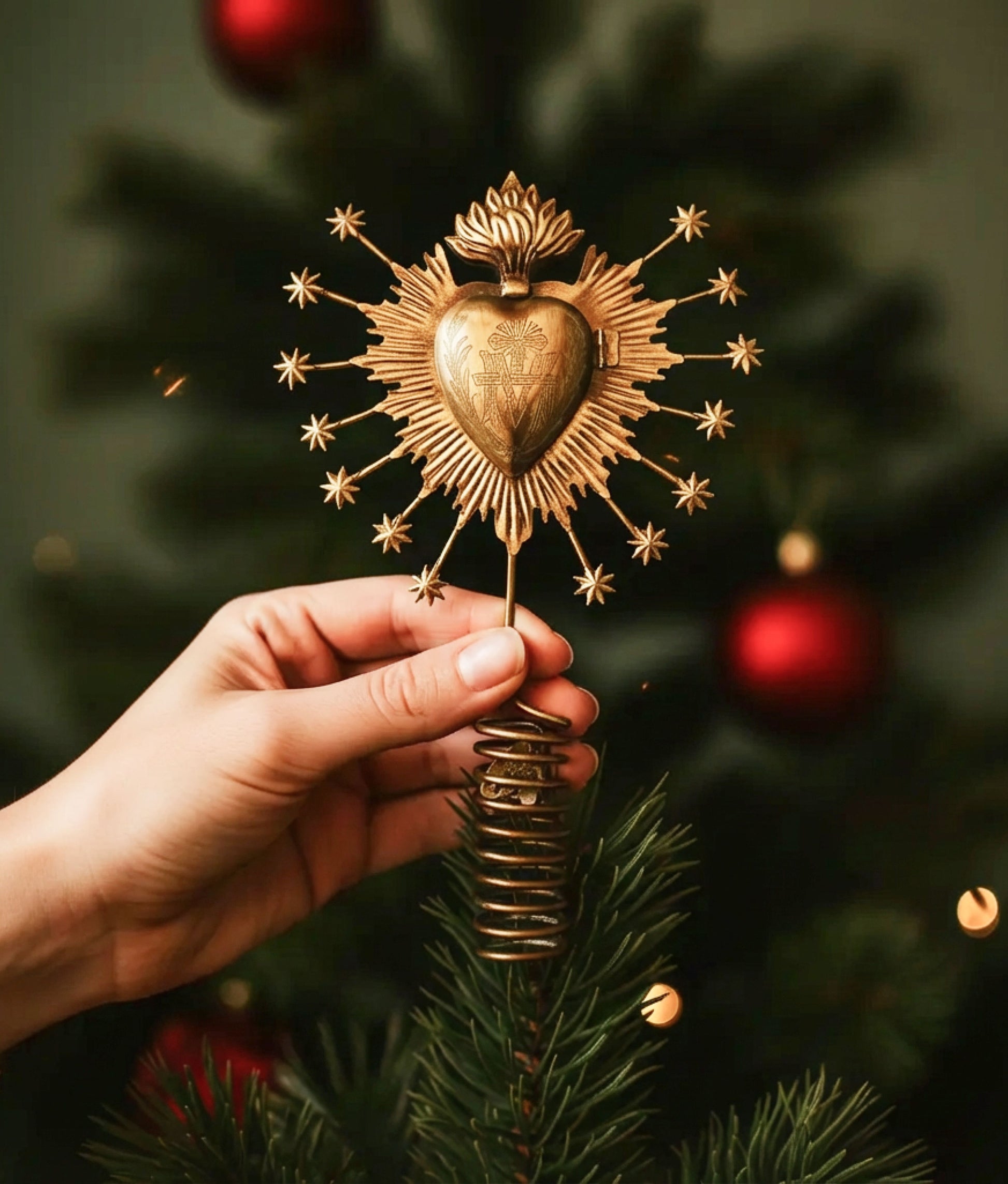 Sacred Heart Tree Topper