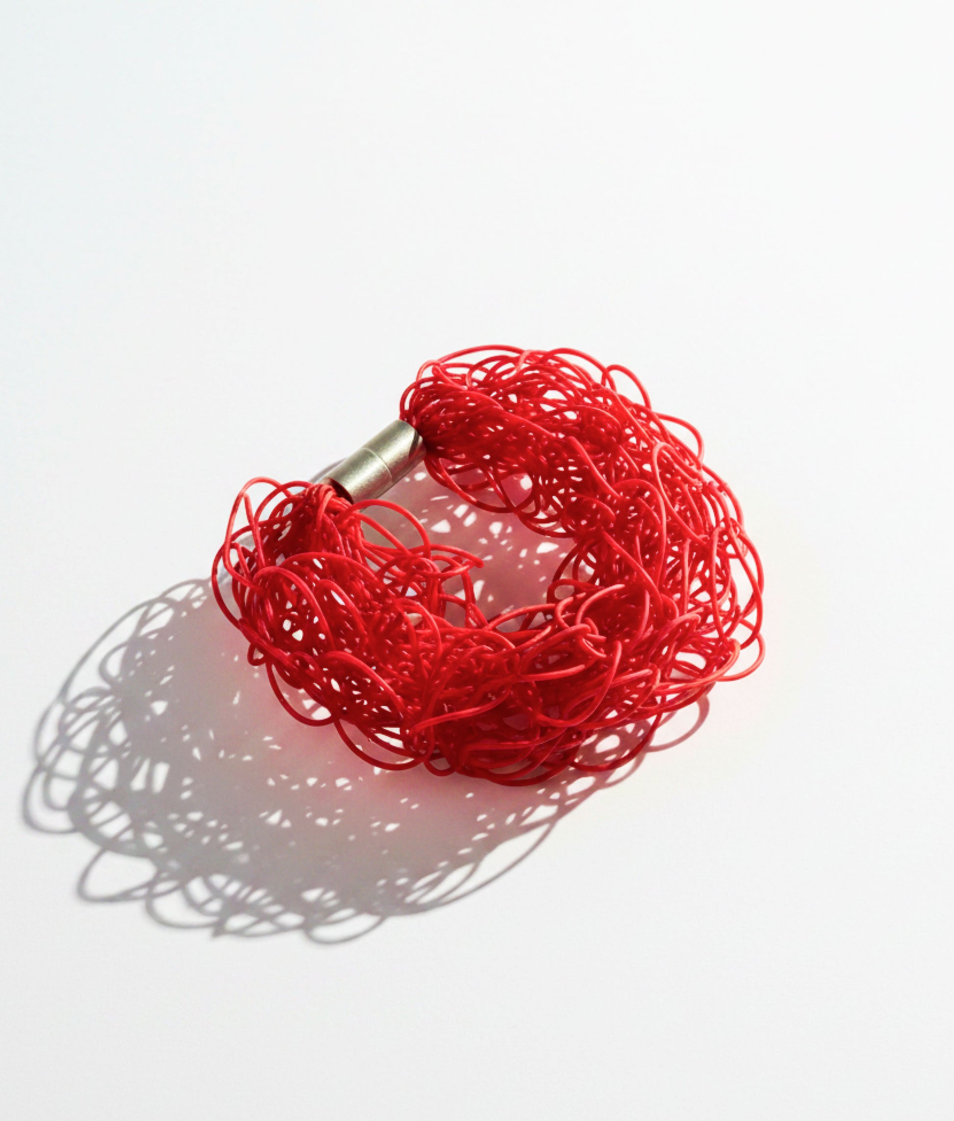 SCRIBBLE SLIM Red Bracelet