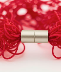 SCRIBBLE SLIM Red Bracelet