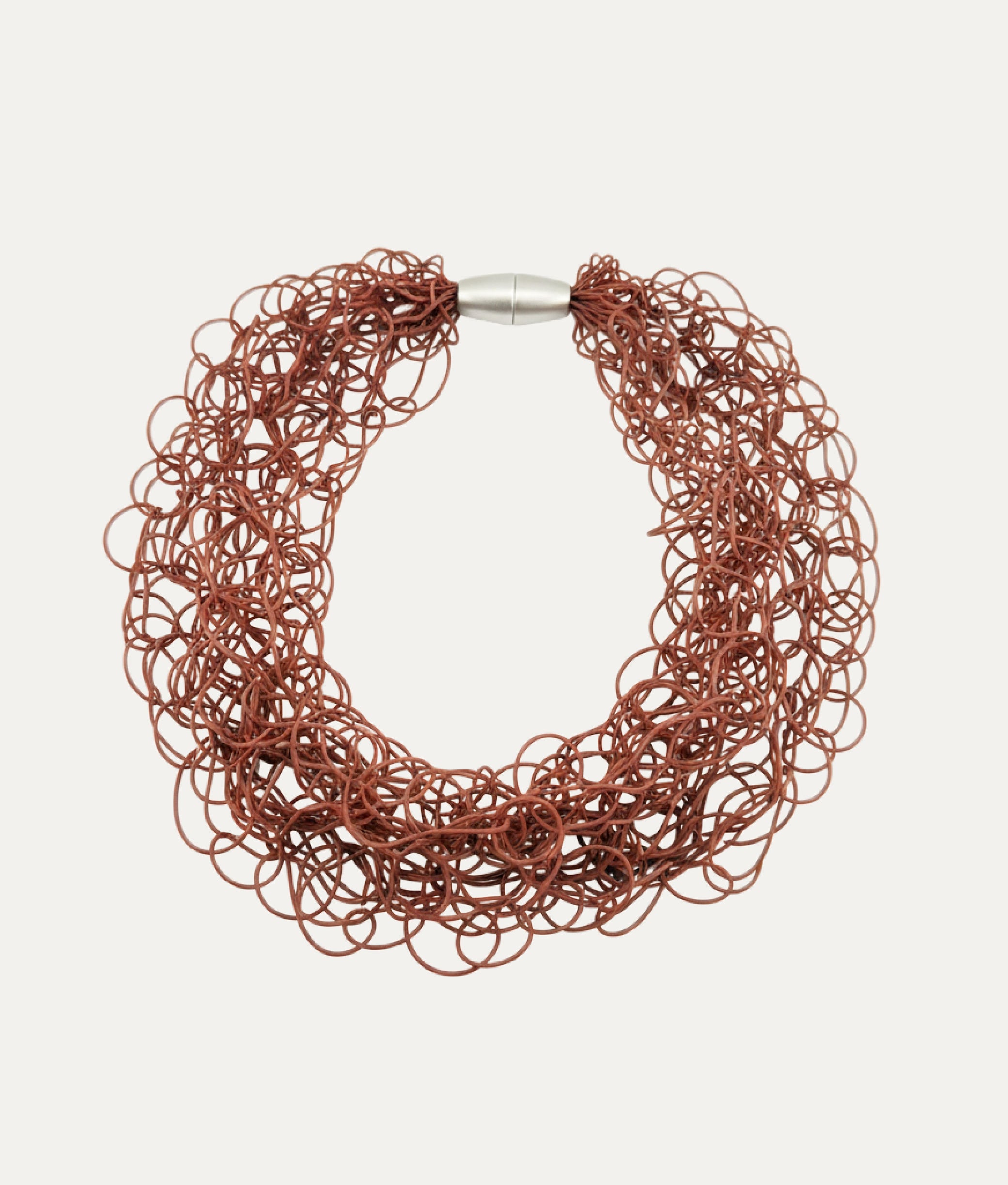 SCRIBBLE SLIM M Copper Necklace