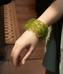 SCRIBBLE SLIM Olive Bracelet