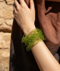 SCRIBBLE SLIM Olive Bracelet
