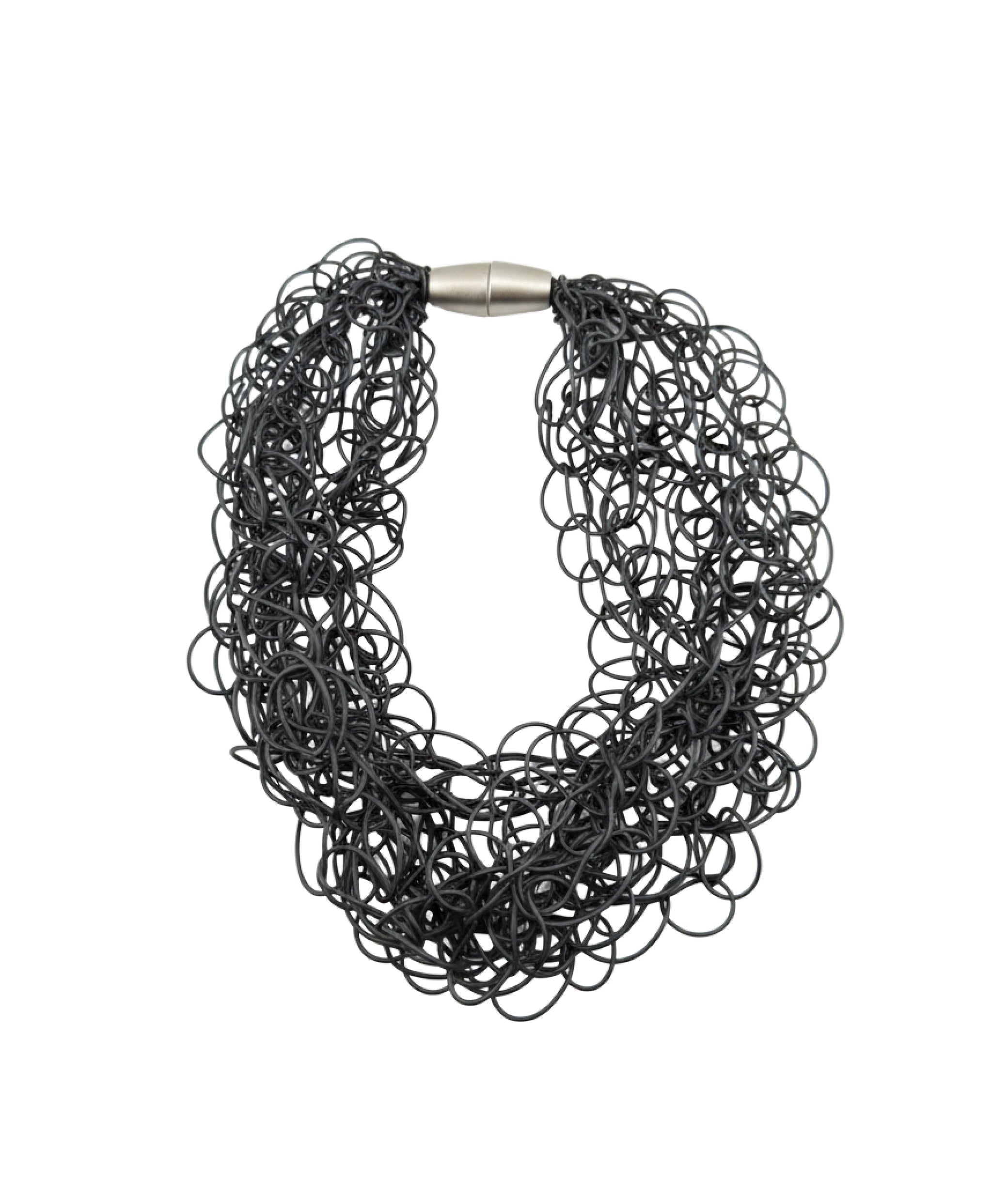 SCRIBBLE SLIM M Titanium Necklace