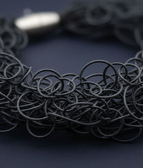 SCRIBBLE SLIM M Titanium Necklace