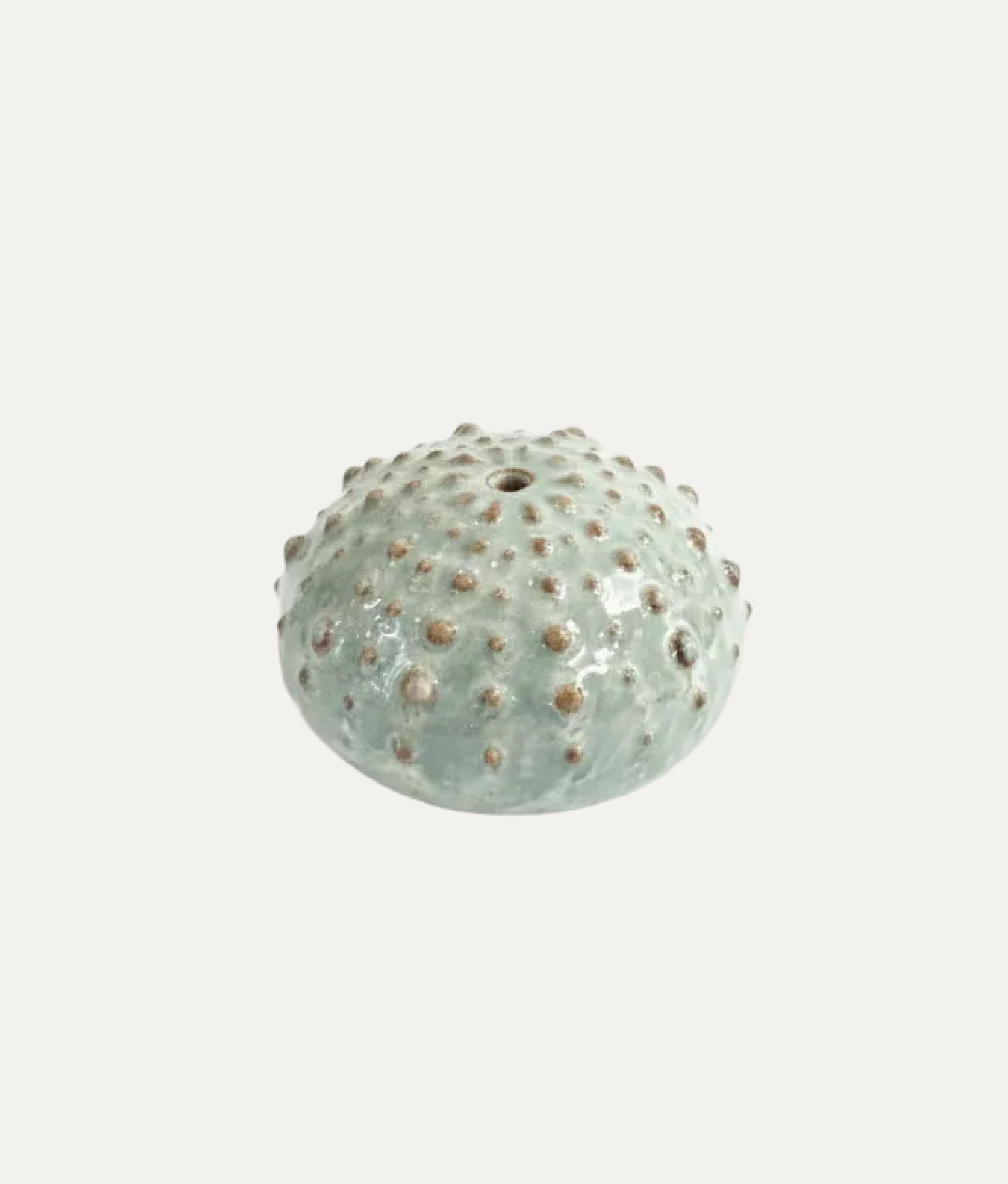 Sea Urchin Incense Holder Blue