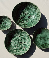 Small Serving Plate S Green Verde Lanza