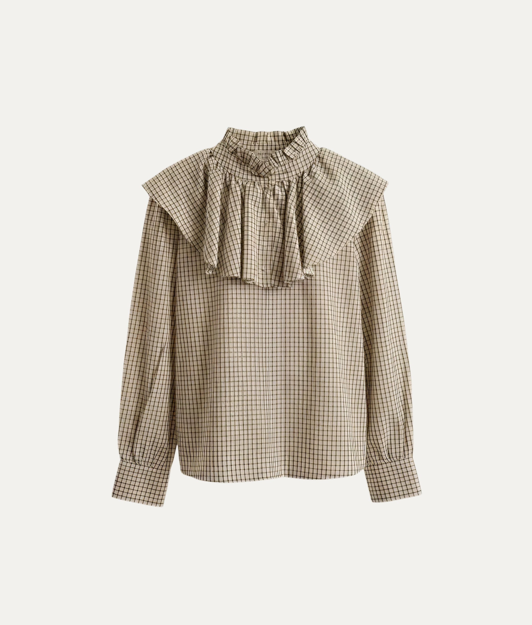 Shirt Cream Squares