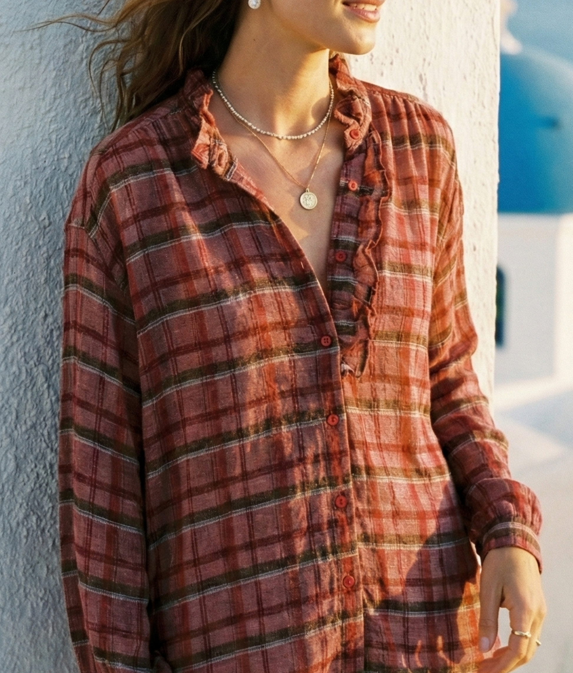 Shirt Red Squares