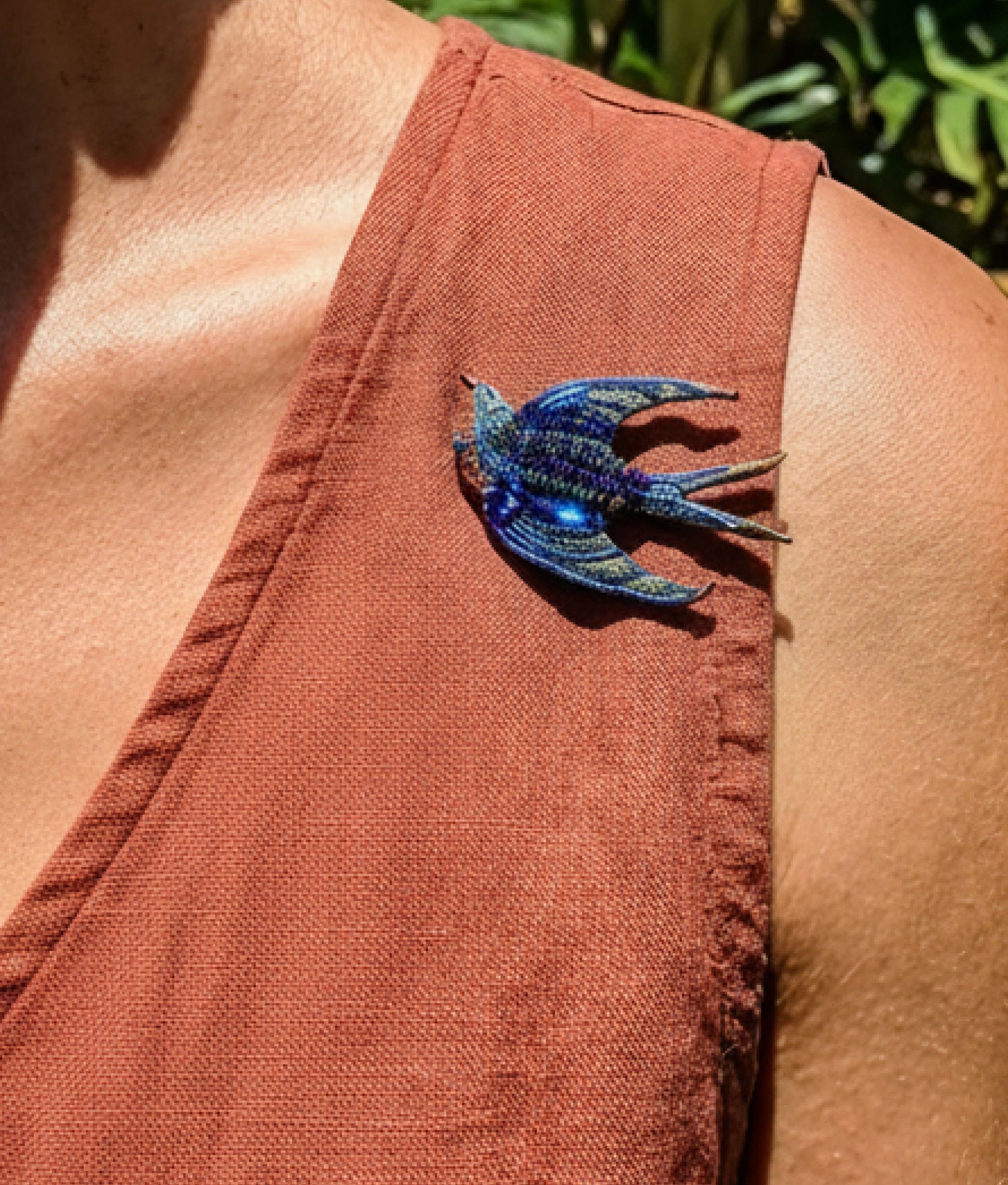 Singing Swallow Brooch