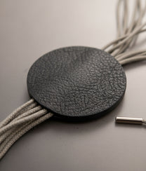 SLIDE STEEL Black Necklace