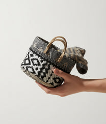 Small Basket (Black/Nude)