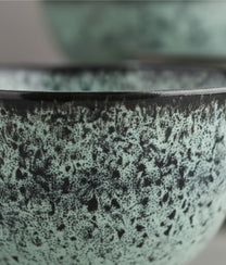 Light Petrol Black Small Stoneware Bowl