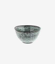 Light Petrol Black Small Stoneware Bowl