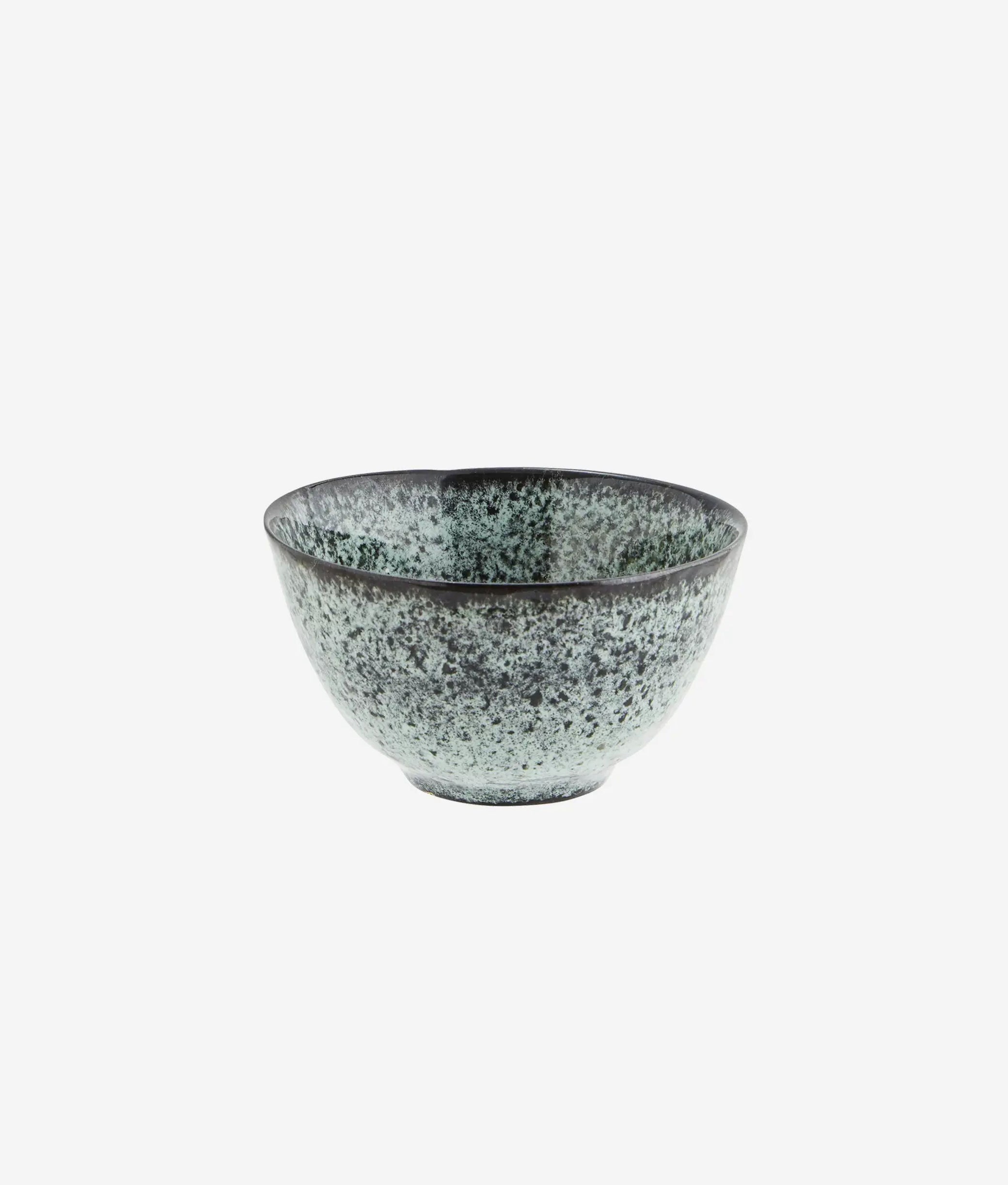 Light Petrol Black Small Stoneware Bowl