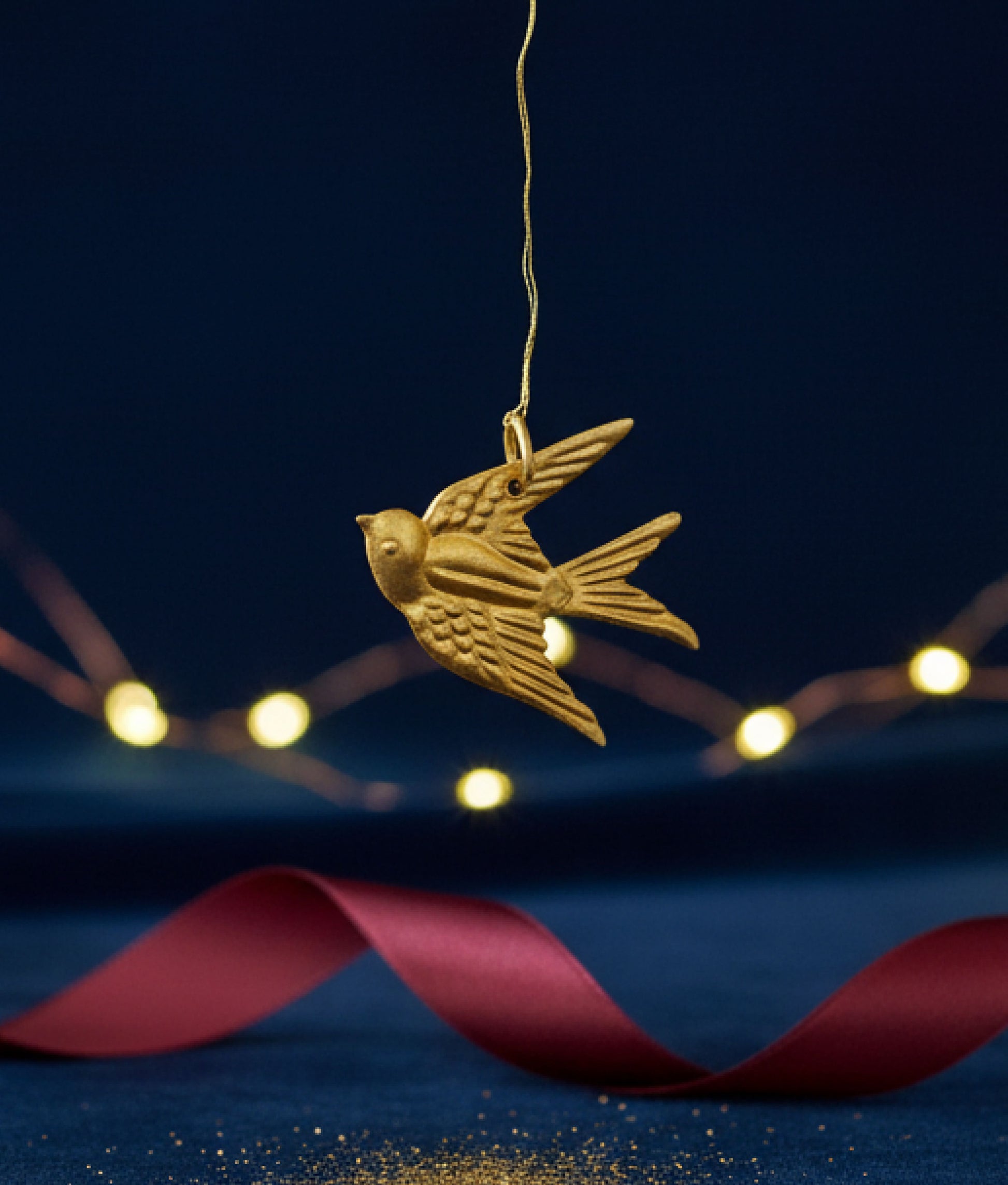 Small Swallow Tag Ornament