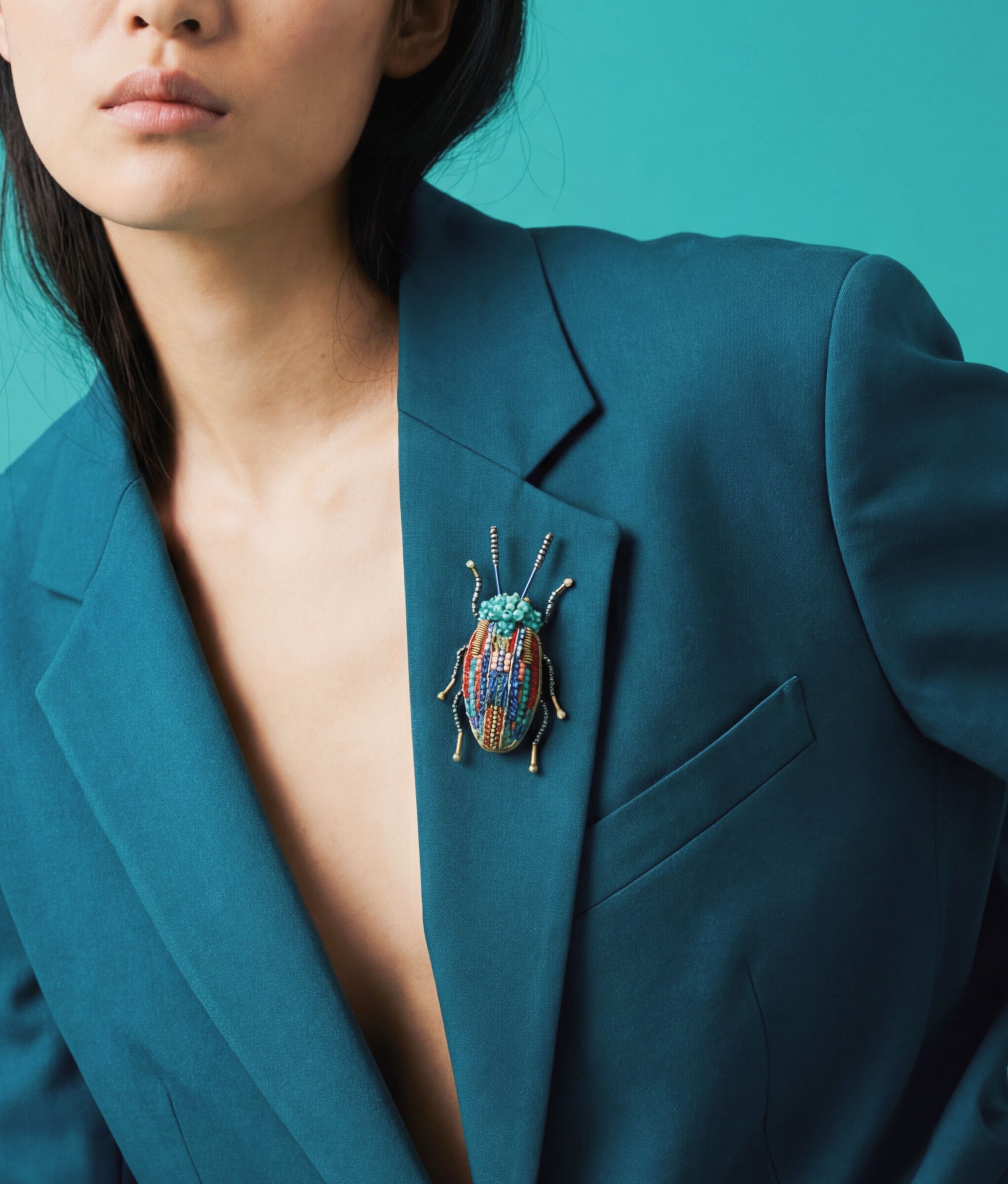 Snowdon Beetle Brooch