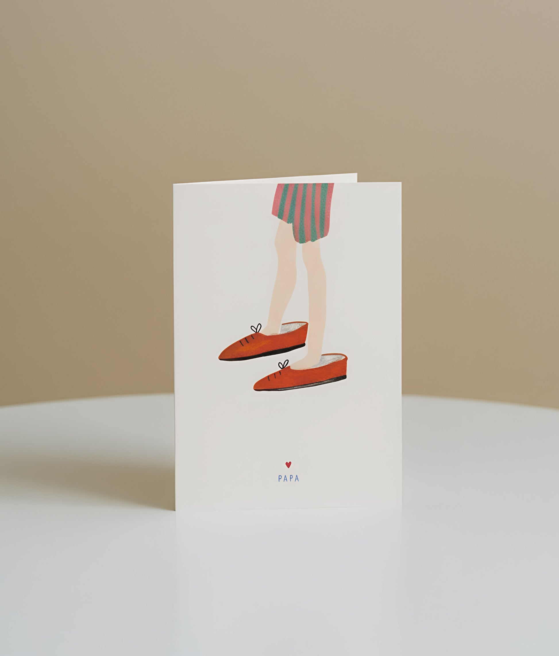 Souliers Papa Greeting Card