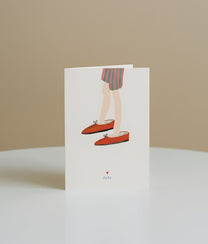 Souliers Papa Greeting Card