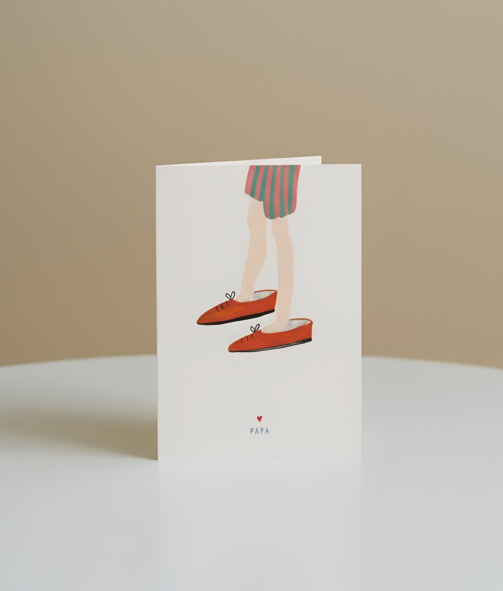 Souliers Papa Greeting Card