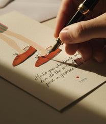 Souliers Papa Greeting Card