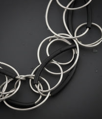 SPIRALINA Black Necklace