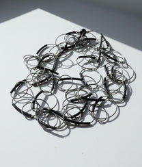 SPIRALINA Black Necklace