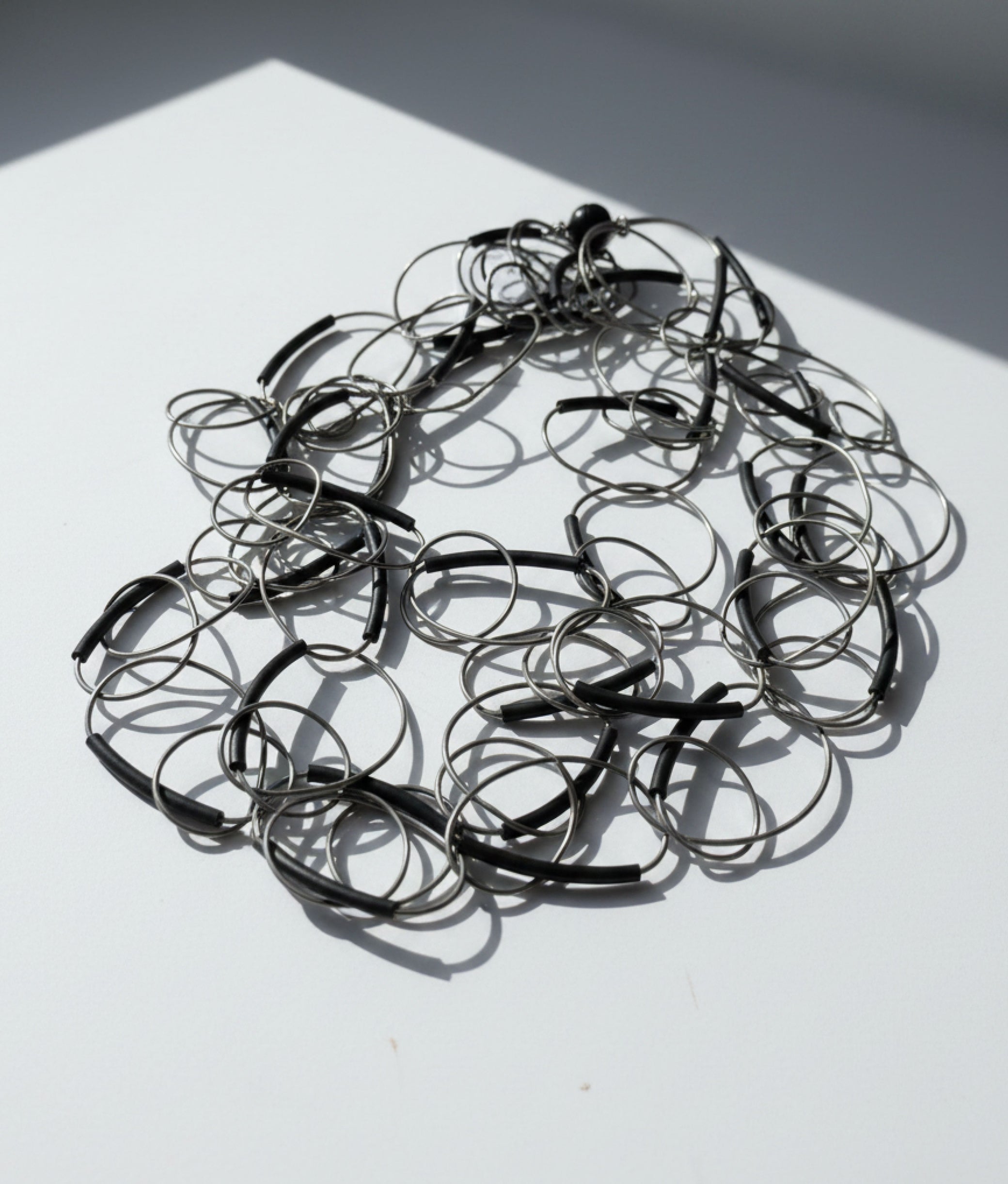 SPIRALINA Black Necklace