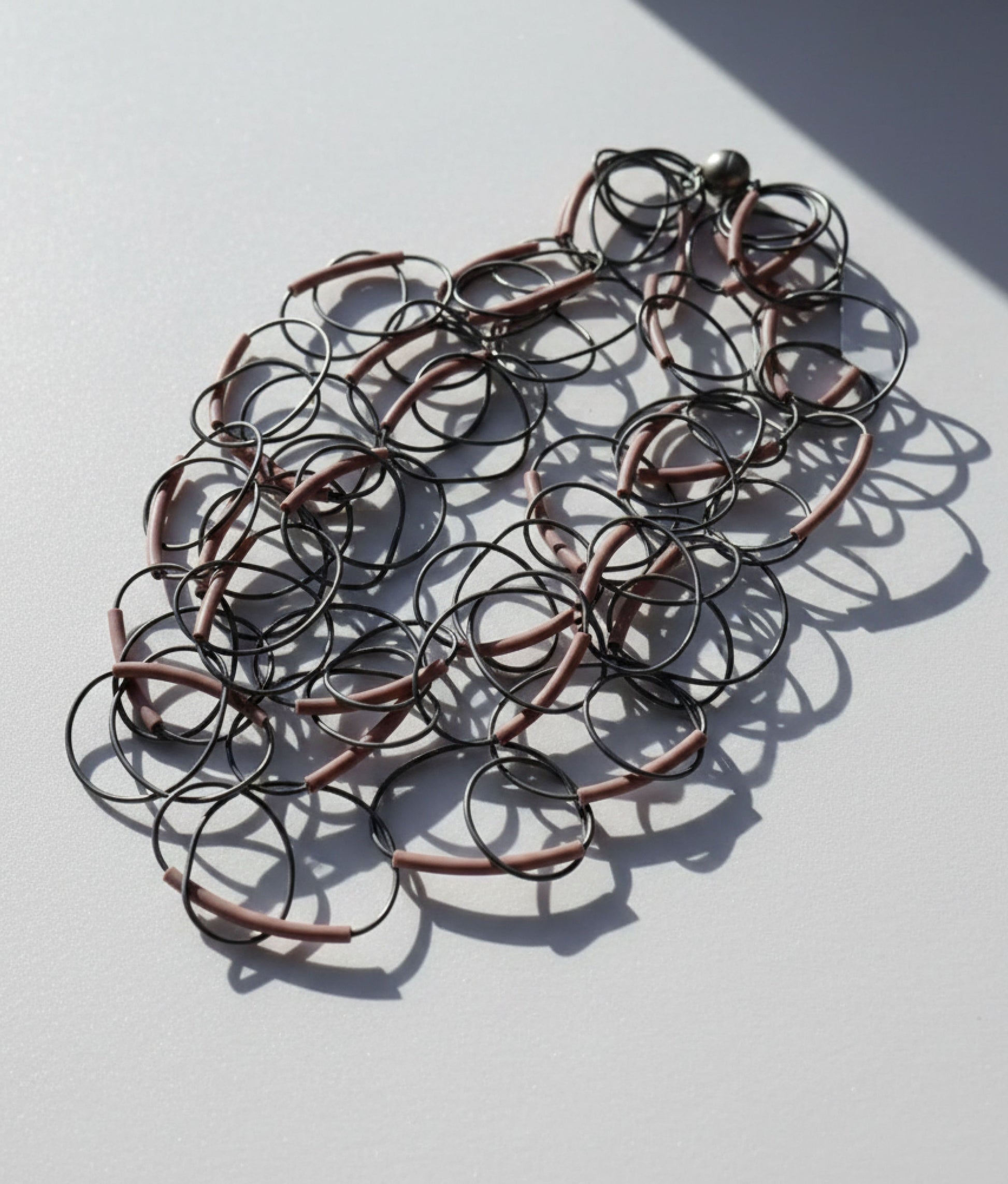 SPIRALINA Champagne Pastel Necklace
