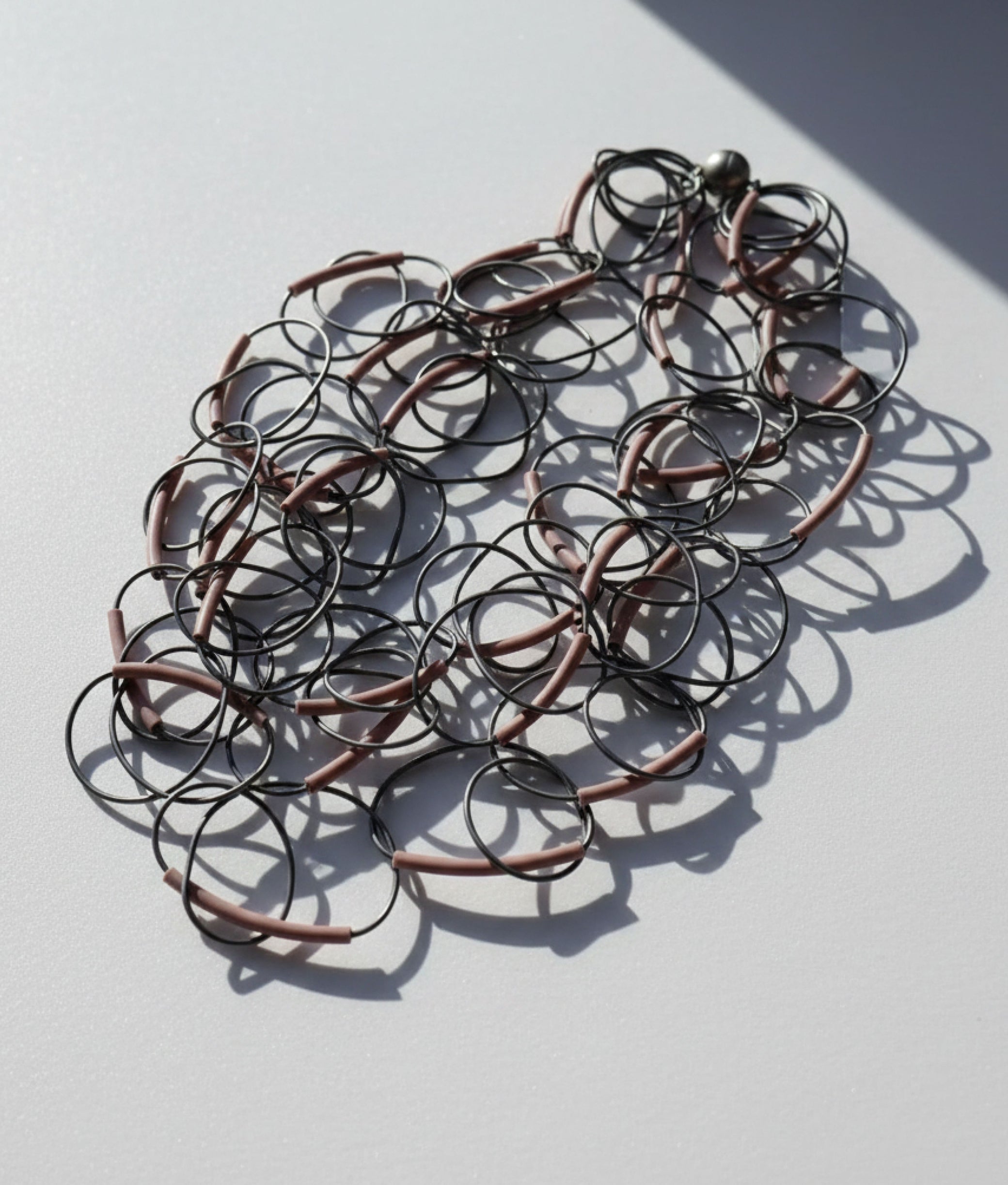 SPIRALINA Champagne Pastel Necklace