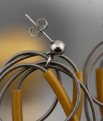 SPIRALINA Gold Earrings
