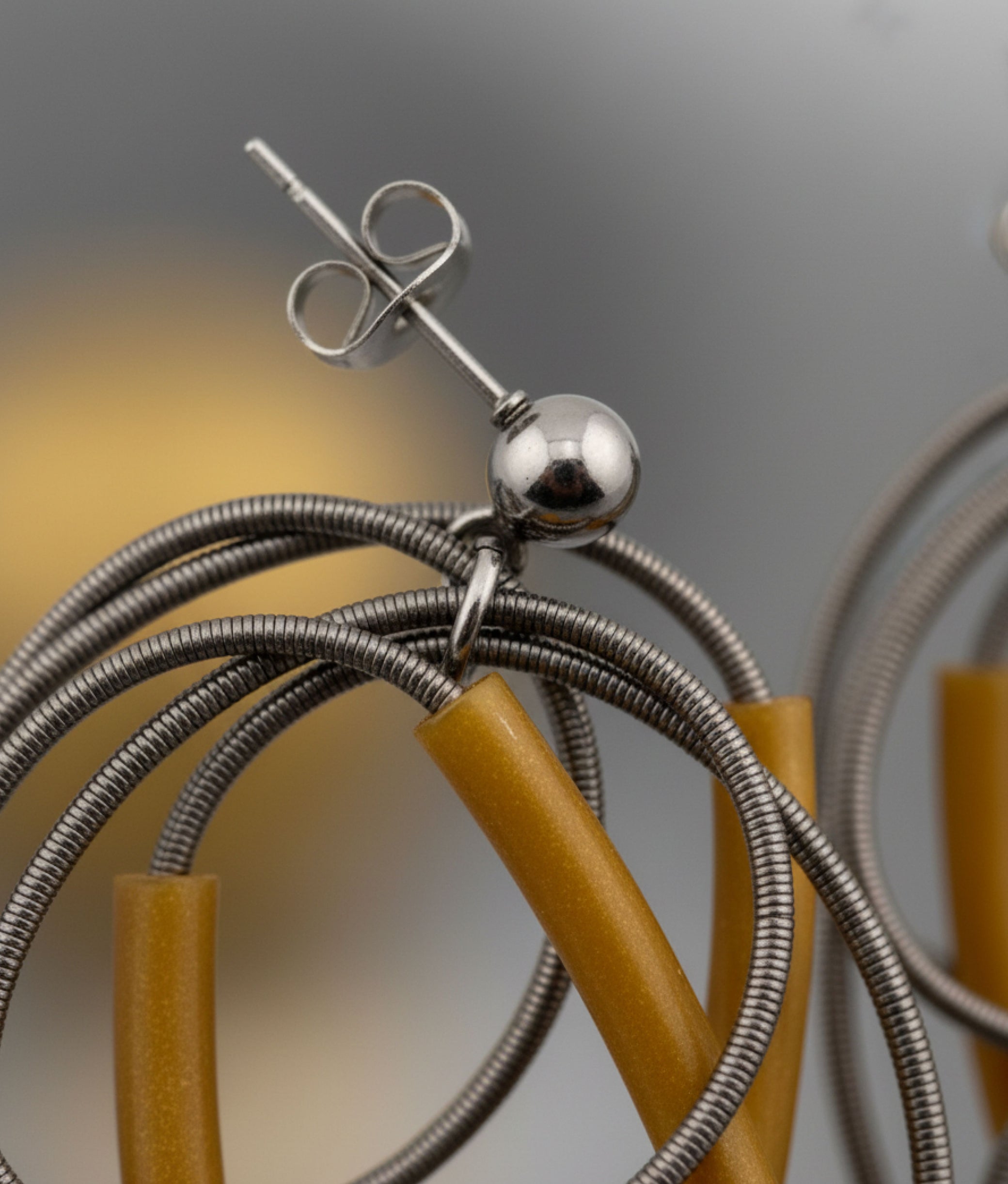 SPIRALINA Gold Earrings