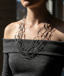 SPIRALINA Smoke Necklace