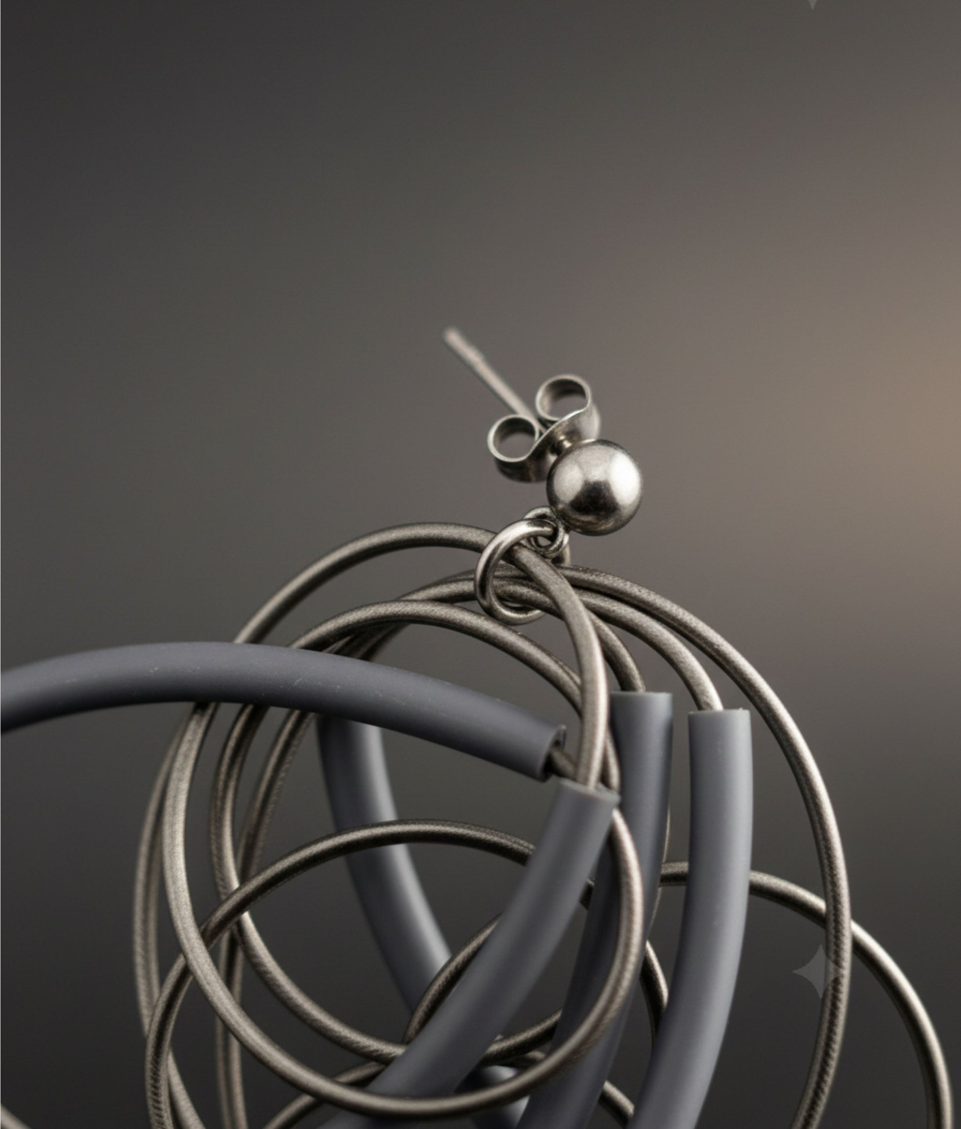 SPIRALINA Silver Earrings