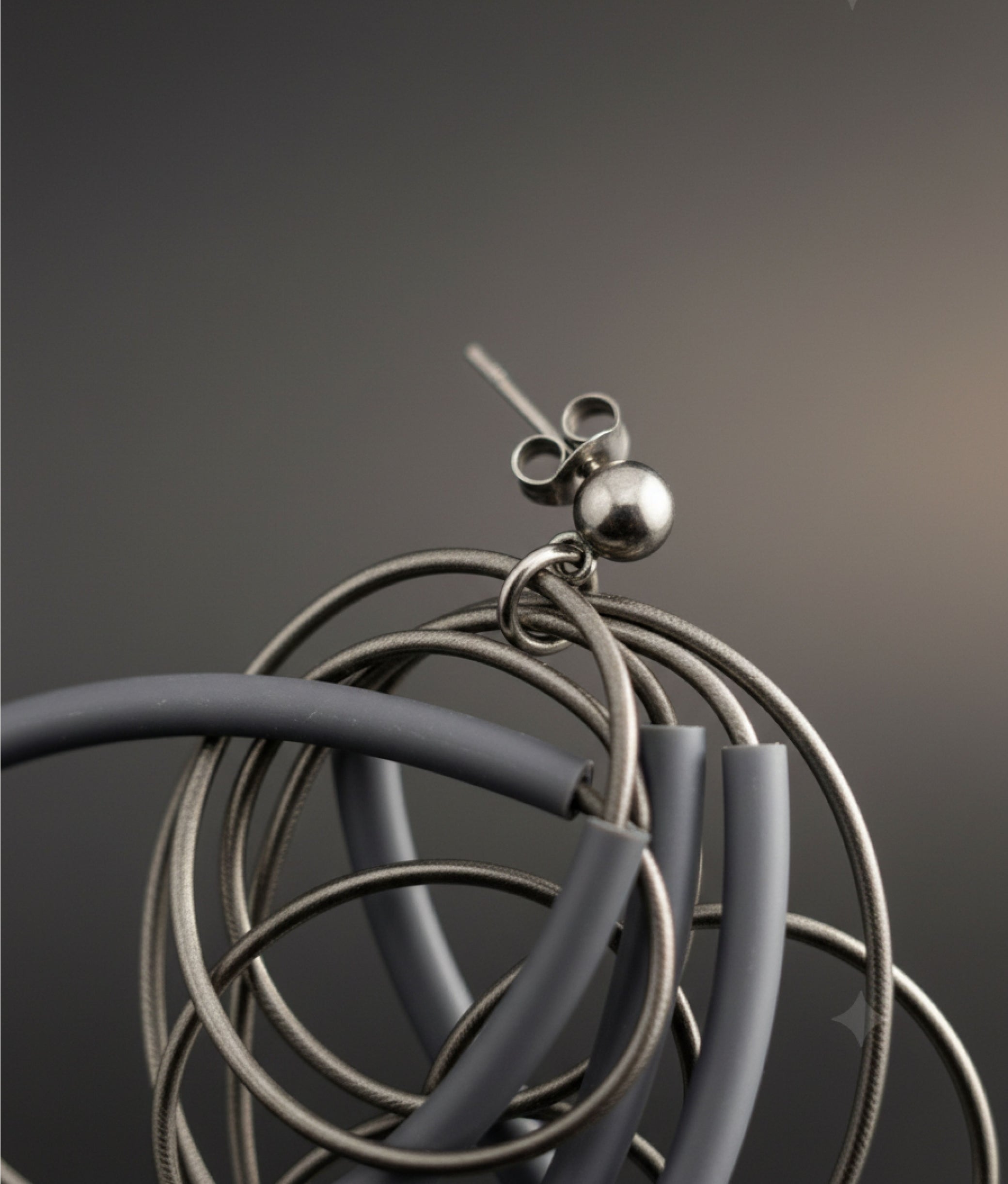 SPIRALINA Silver Earrings