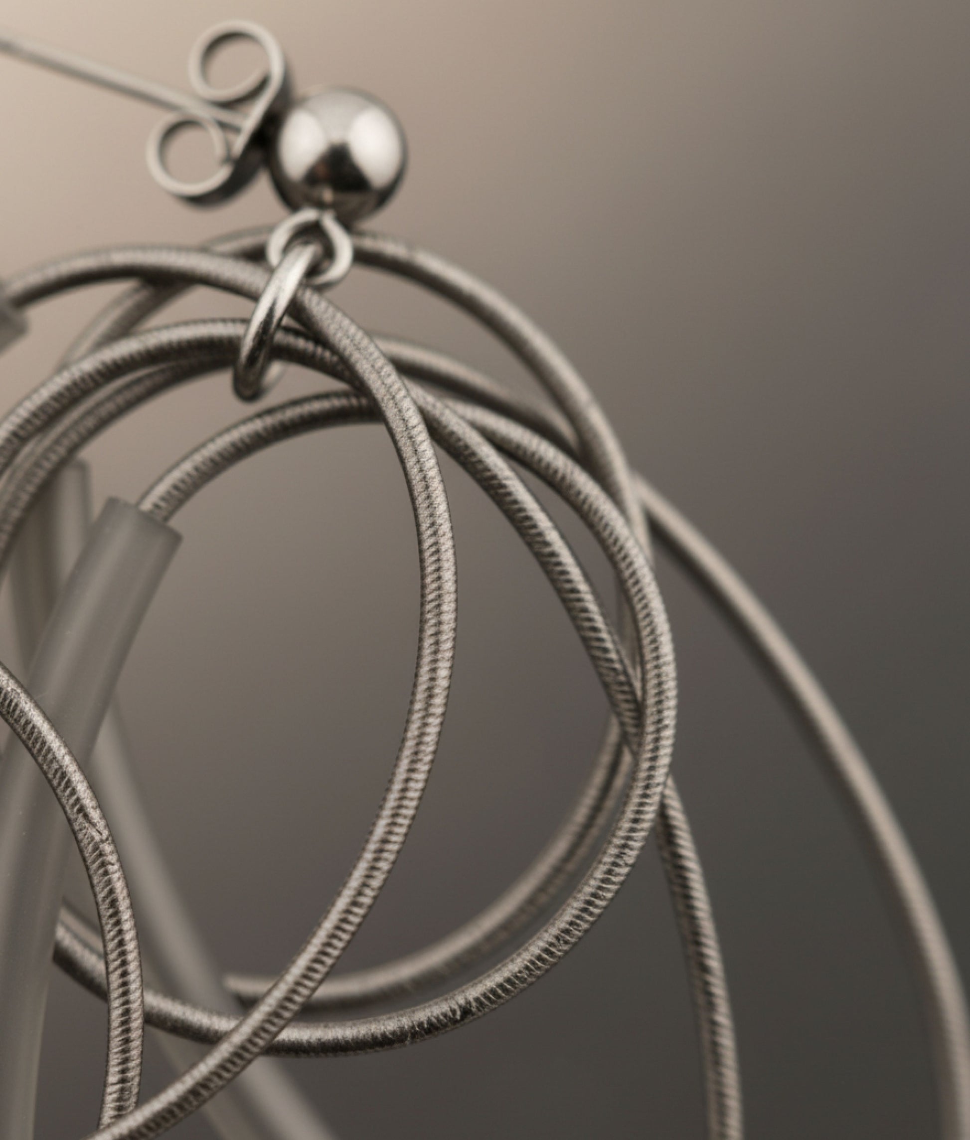 SPIRALINA Smoke Earrings