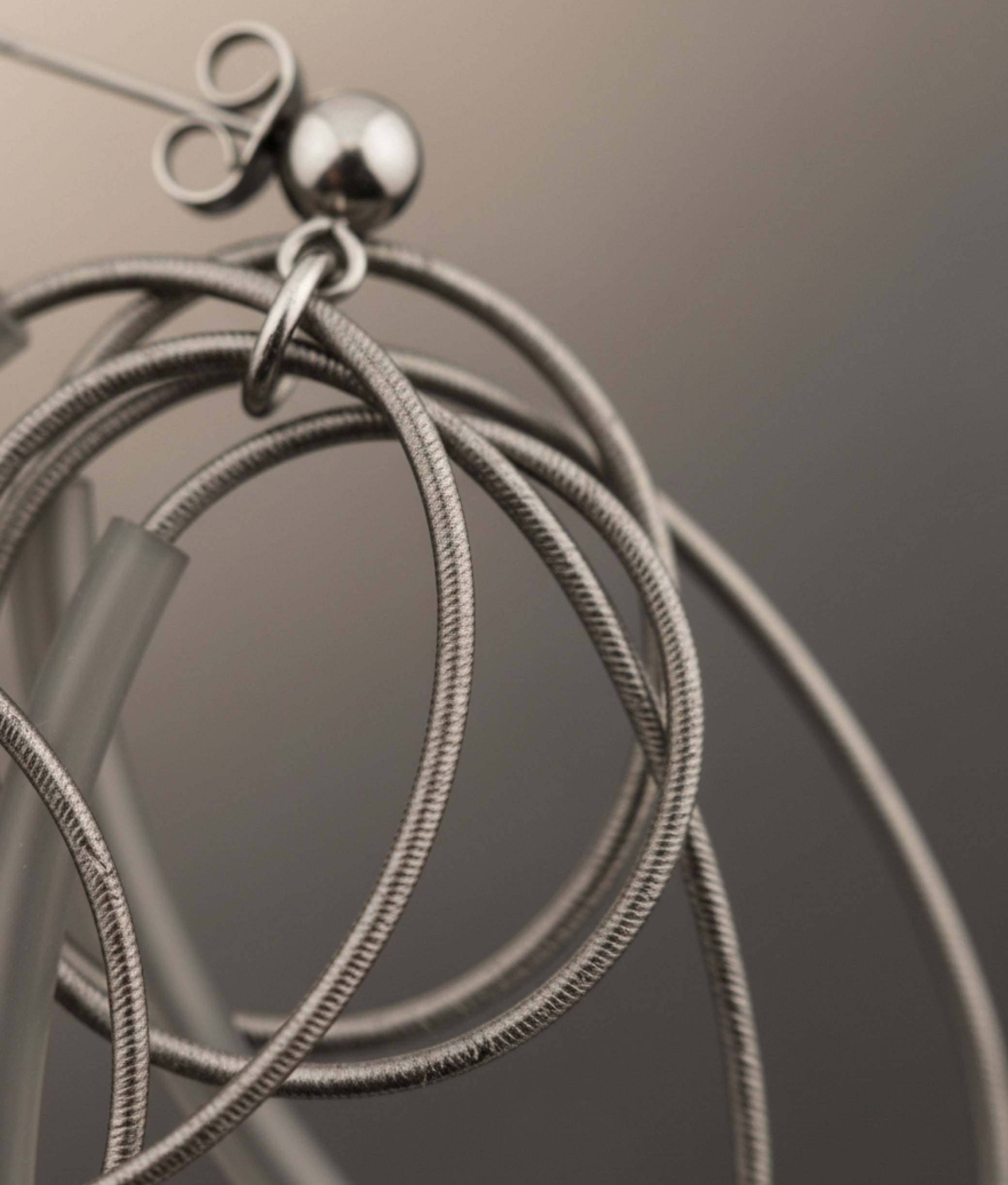 SPIRALINA Smoke Earrings