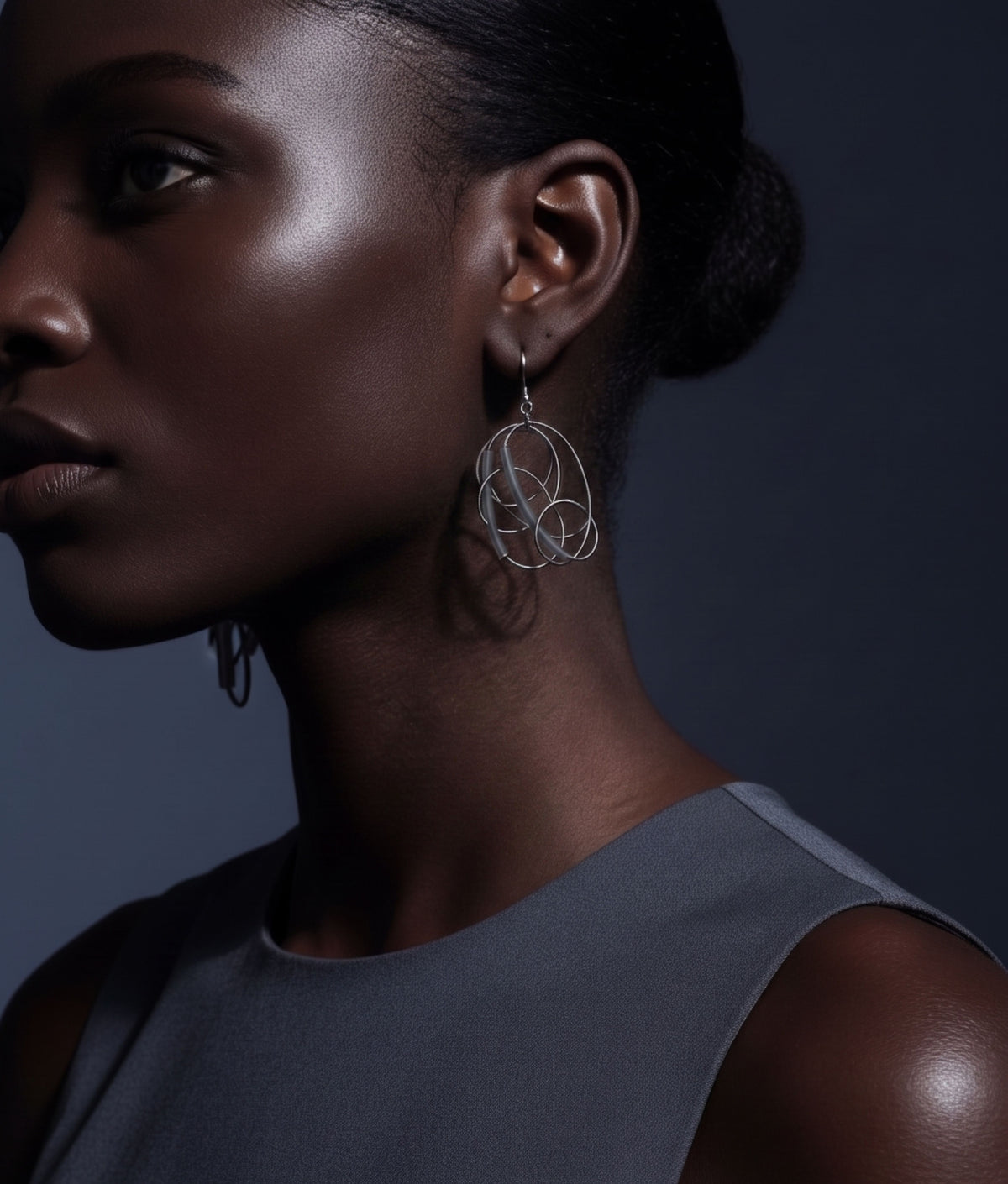 SPIRALINA Smoke Earrings