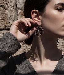 SPIRALINA Smoke Earrings