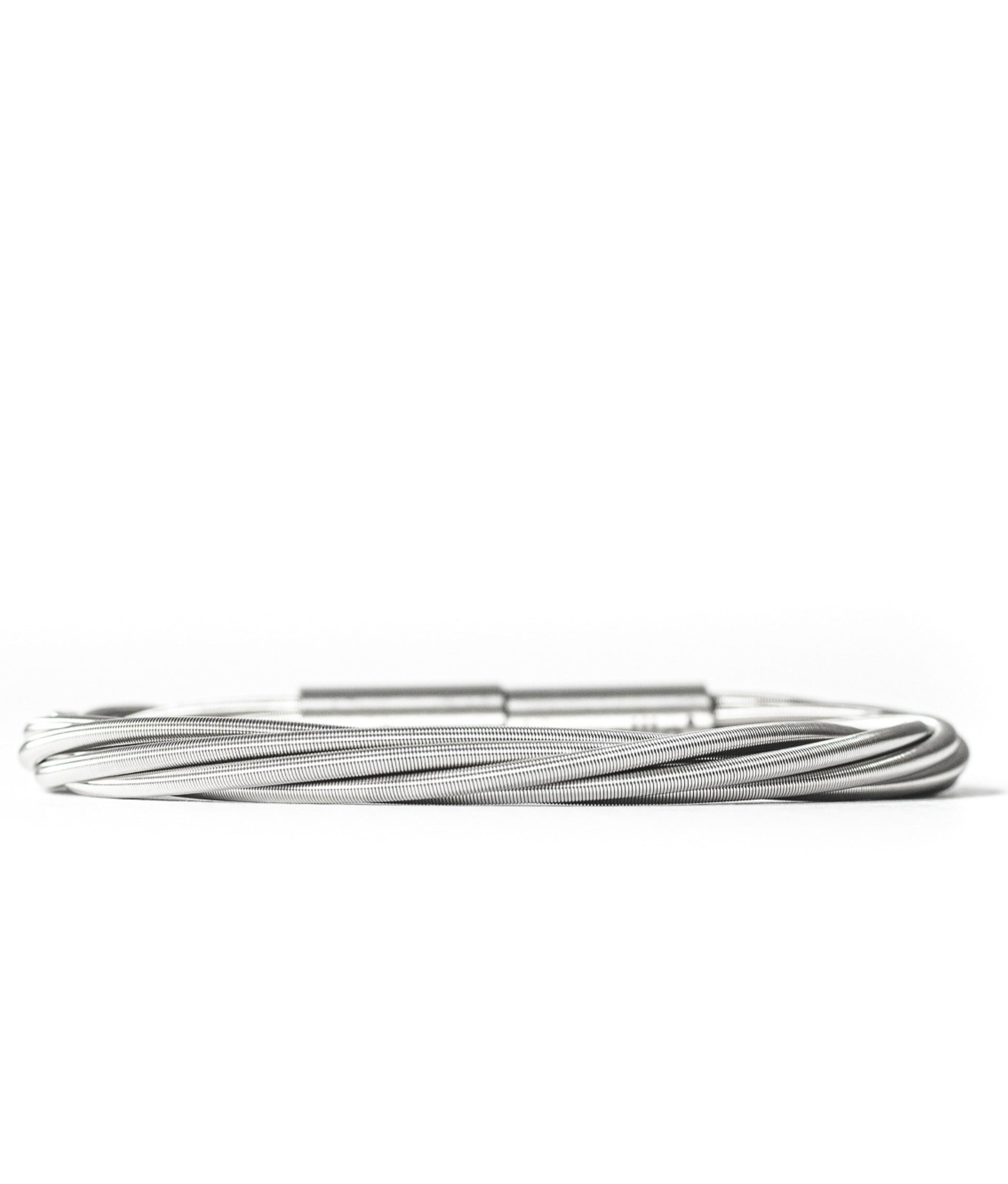 Spring Kabel Silver Bracelet