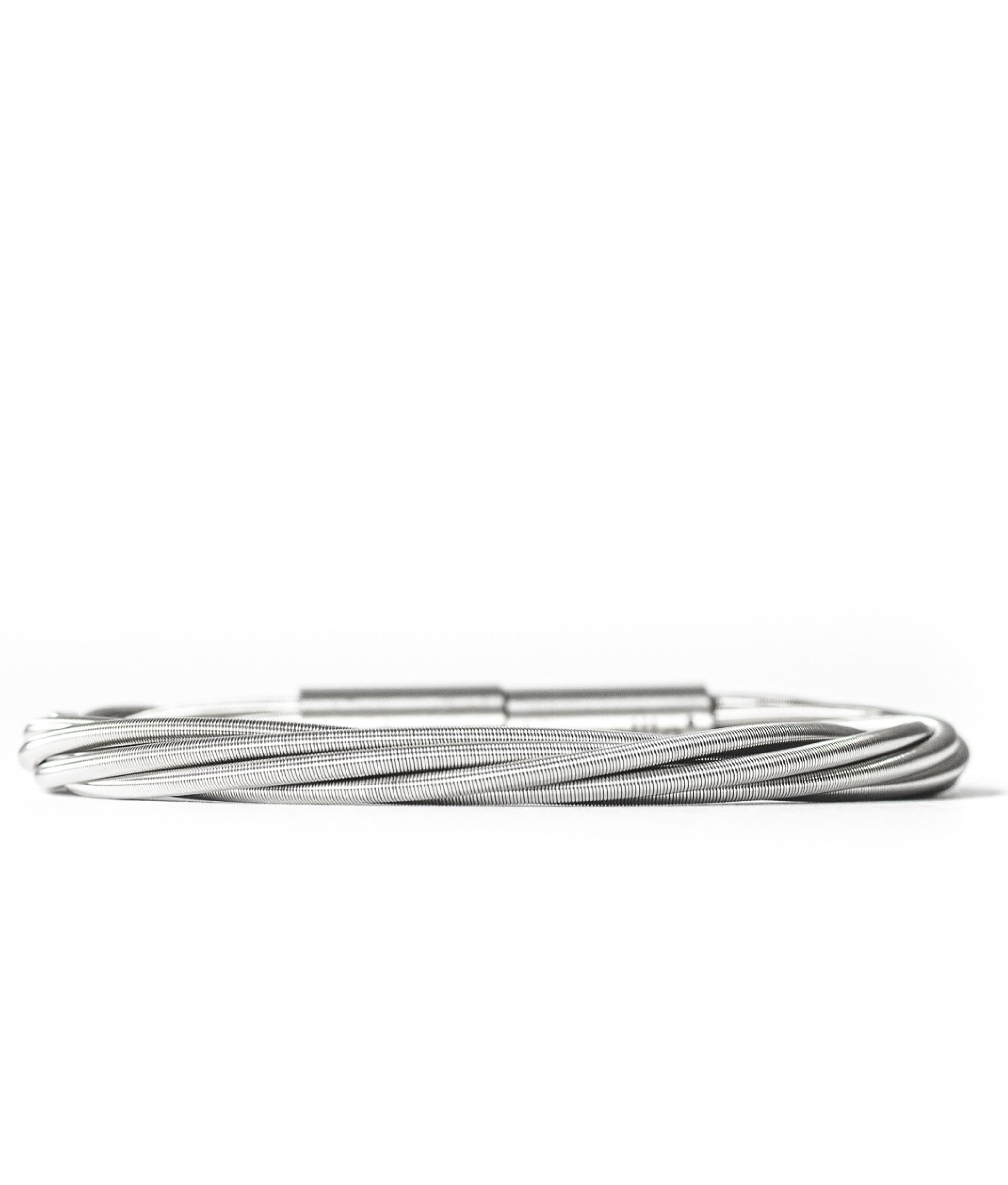 Spring Kabel Silver Bracelet