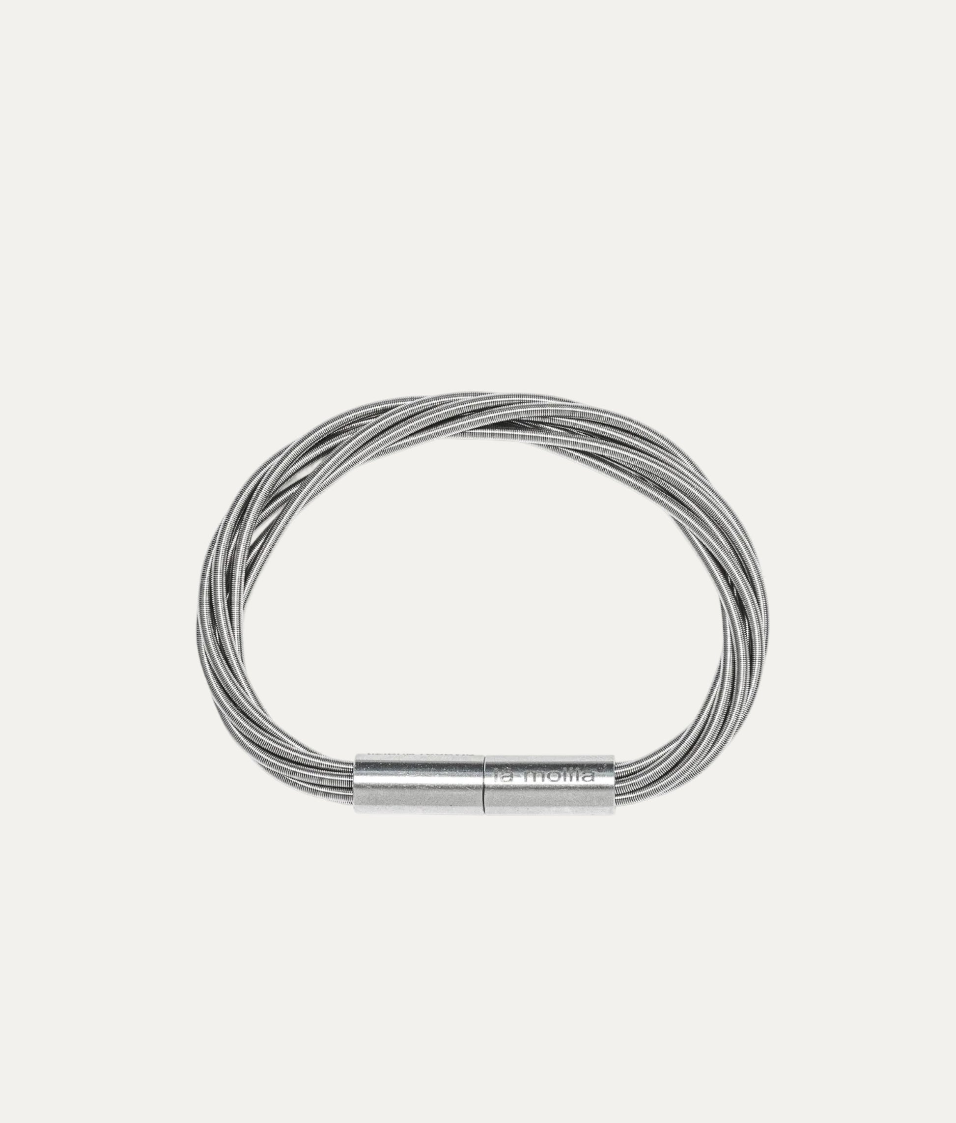 Spring Kabel Silver Bracelet