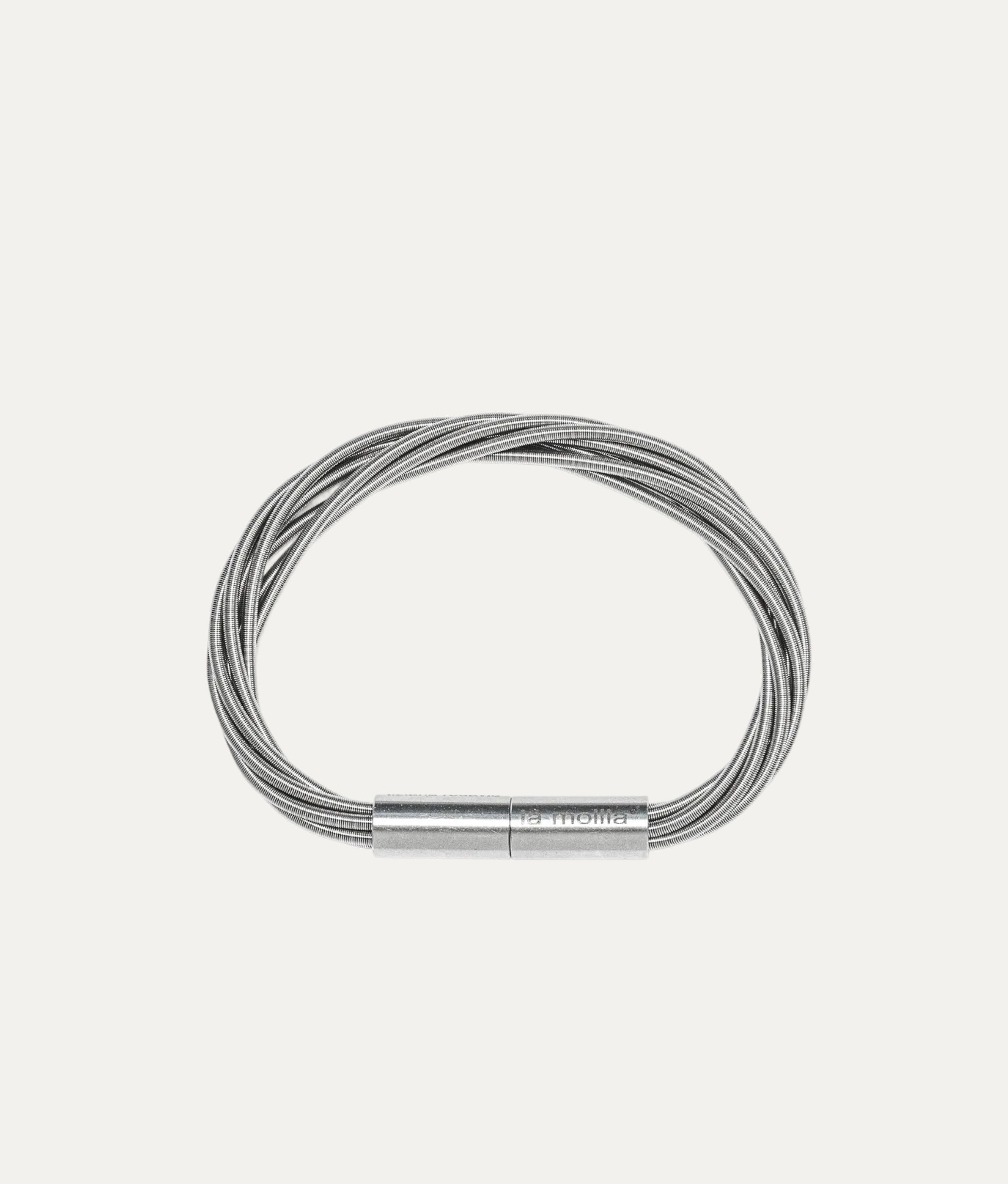 Spring Kabel Silver Bracelet
