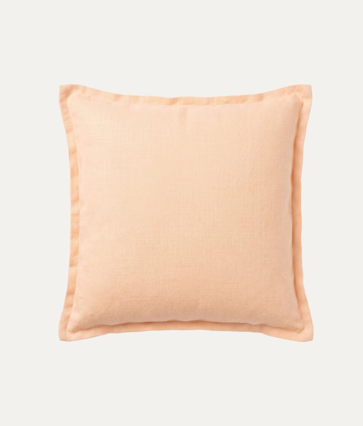Pink Square Linen Cushion